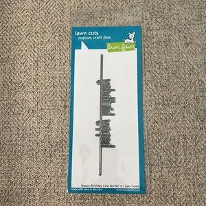 Happy birthday die cut